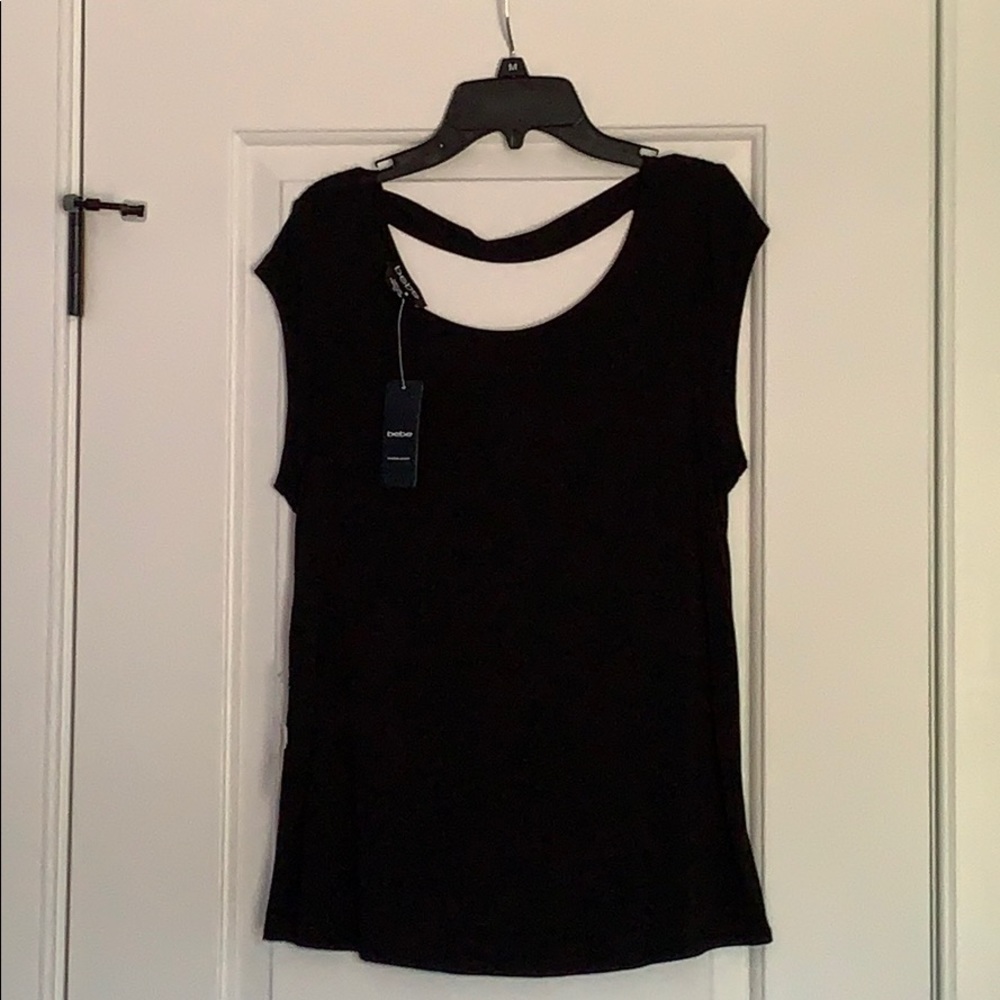 Bebe Black Women’s Fashion Top